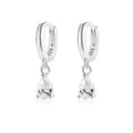 Daily Wear Jewelry 925 Sterling Silver Women Cz Huggie Earrings