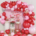 97pcs Valentine Backdrop Decoration Balloon Garland Arch Kits for Lovers Day Decor Wedding Photo Prop Valentine's Day Balloons