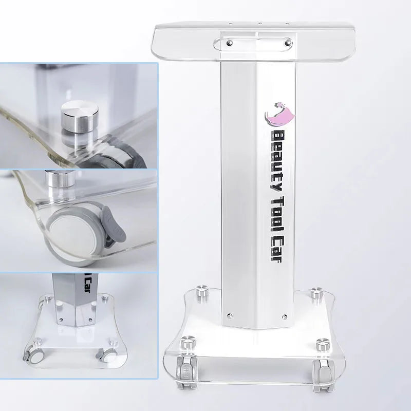 Beauty Salon Furniture 2023 High Quality Trolley Stand for Cavitation RF Beauty Slim Machine Assembled Trolley Carts