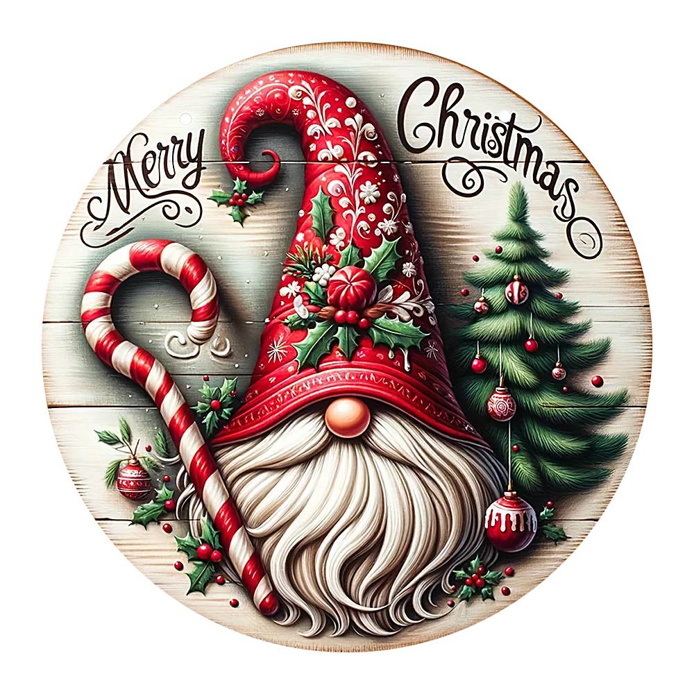 2025   Spot Christmas Wooden Laminated Sign Christmas Wooden Door Sign Christmas Tree Decoration Front Door Welcome Sign Pendant