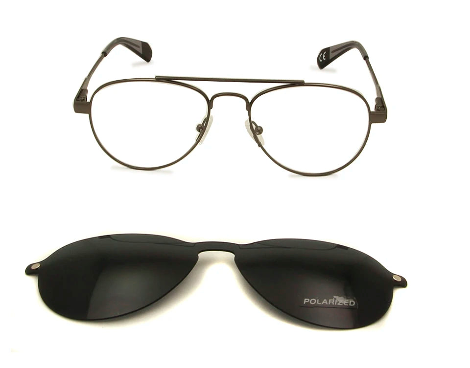 Hot Style Hot Sunglass Clamp Type Dual Mirror Set Ultra Light Polarized Sunglasses Clamp