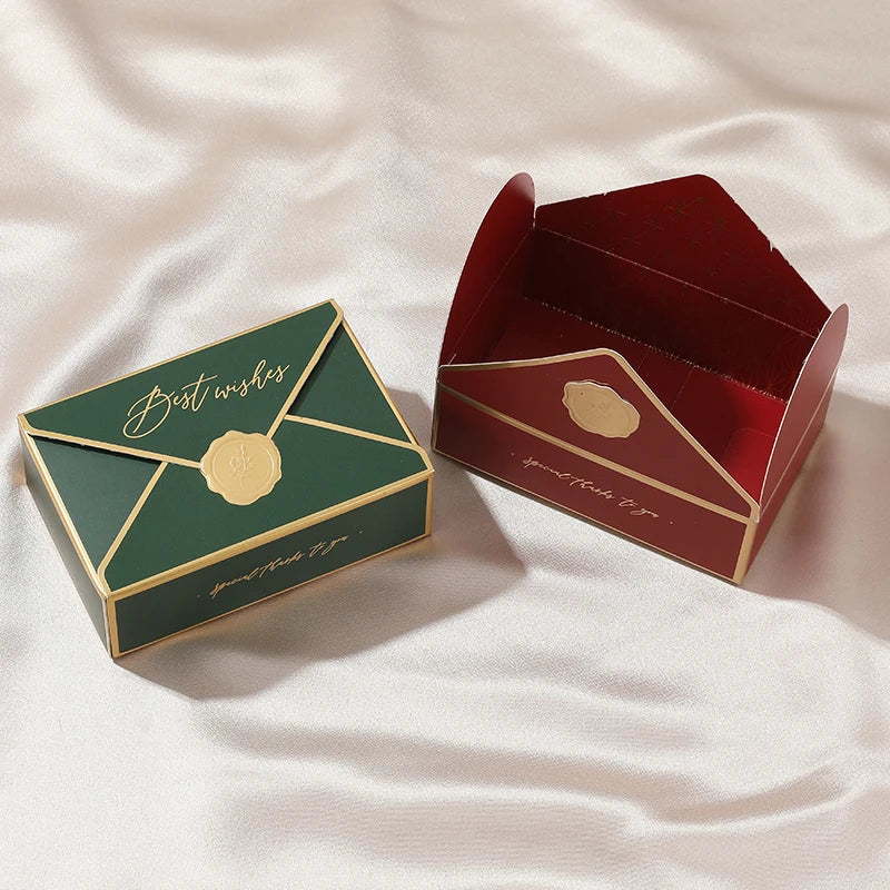 Custom Logo Luxury Empty Chocolate Bonbon Gift Box Square Paper Packaging for Weddings for Candy Storage Gift Matt Lamination