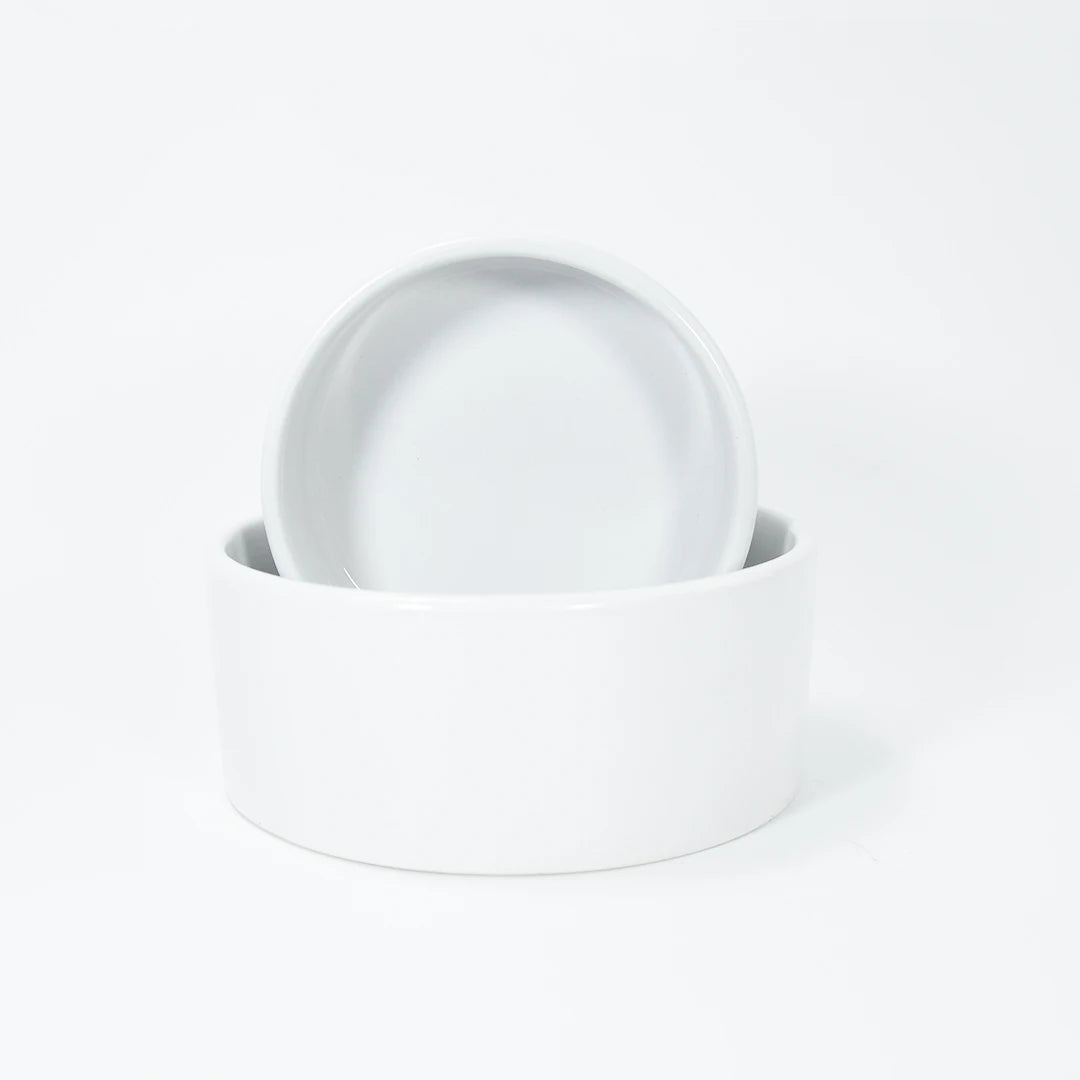 Customize Sublimation Ceramic Dog Food Bowl 380ml&800ml Pet Bowl
