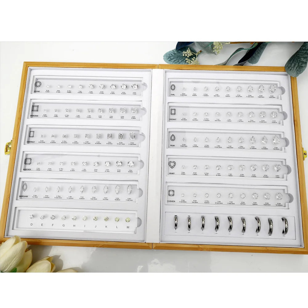 Hot Sell 0.3ct-5ct Fancy Shape 5A White Cubic Zirconia Loose Gemstones Ice Cut Cubic Zirconia Setting Diamond Dealer Tools Set