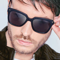 New Square PC Smart Outdoor Sunglasses 7 Gears Adjustable Stepless Color Change 0.01 Seconds Photogray Lunette Polarized Tac