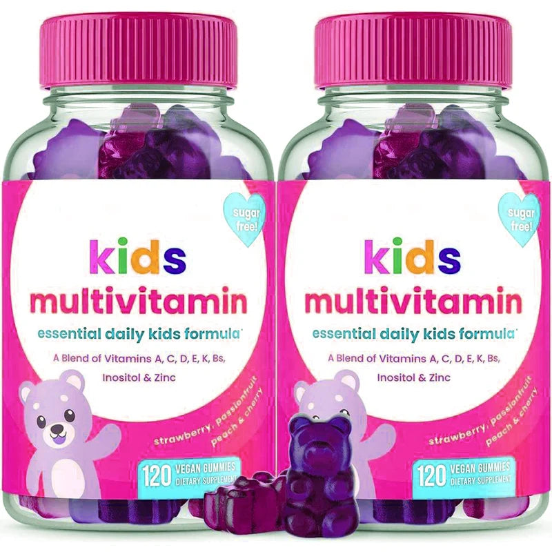 Omega 3 Fish Oil DHA EPA Kids Formula Daily Gummy Multivitamin Gummies Vitamin C Methyl B12 and Zinc for Immunity