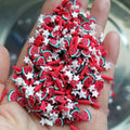 1kg DIY Craft Slime Supplies Fruit Polymer Sprinkles Slices Triangle Watermelon Star Mix Polymer Clay Sprinkles