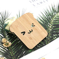 Engraved Face Bamboo Coaster | Funny Personalized Coffee Coaster