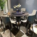 Wholesale Dining Room Furniture Italian Design Luxury Round Dining Table Dinning Set With 6 Chairs Dining Table