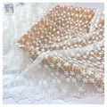 Wholesale Custom Low Price Lace Fabric Cotton Embroidery Mesh White Lace Fabric for Wedding Dress Gowns