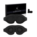 2025 Premium Luxury 3D Ergonomic Sleep Mask Soft Contoured Silk Cotton Eye Cover Side Sleepers OEM Supply Collagen Ingredient