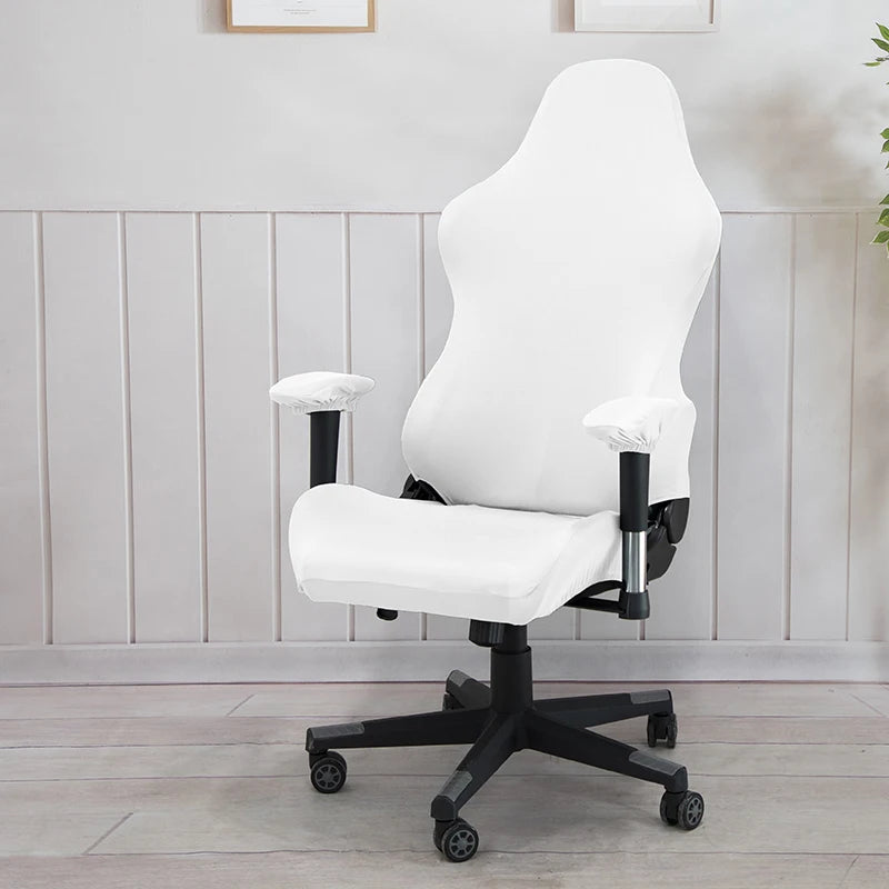 Custom Welcome Cheaper Price High Elastic Solid Color Game Gaming Chair Cover Fitted Chair Cover Esports Chair Cover