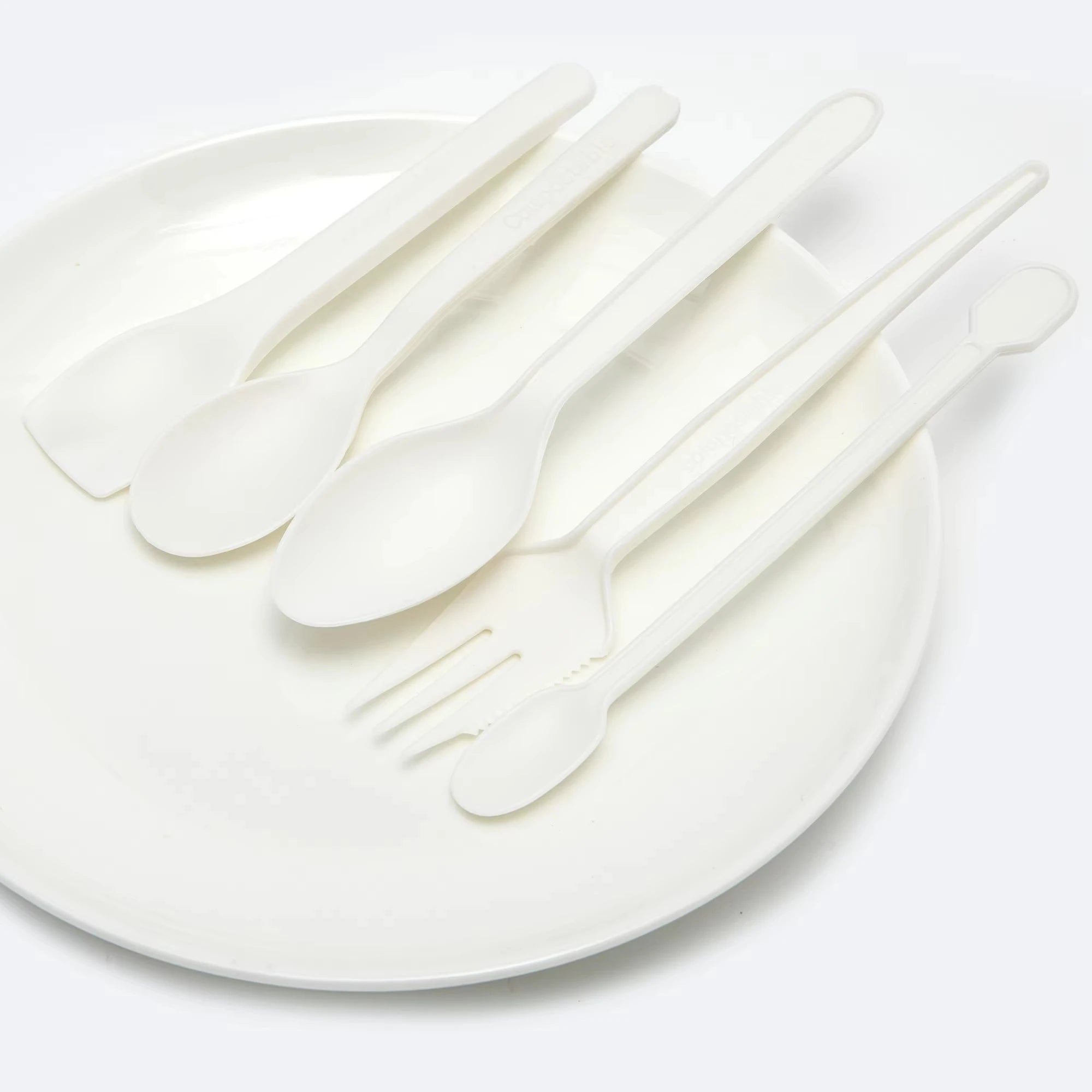 Custom CPLA Small Jelly Spoon Biodegradable Compostable for Ice Cream and Yogurt Camping Use
