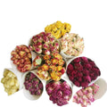 Hot Sale Gift Eco-Friendly Natural Dry Dried Flower Bouquet Rose for Wedding and Graduation Decoration