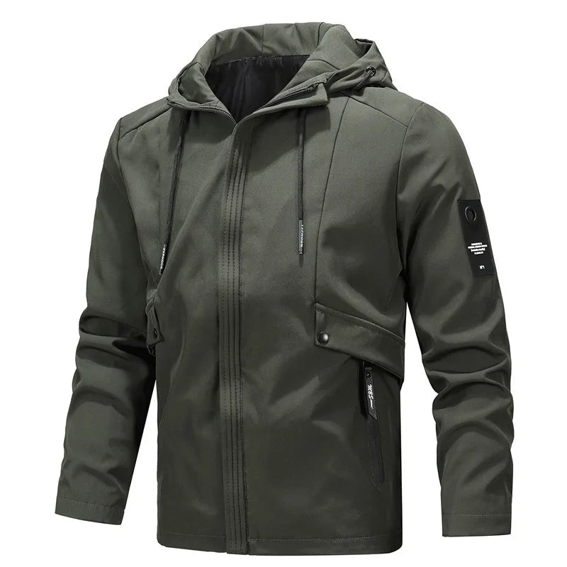 Wholesale Jackets for Men Winter 2022 Windproof Jacket Fashion Casual Puls Size Blank Coat