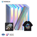 High Quality Pu Heat Transfer Film Cut Out Engraved logo Metal Laser Film Vinyl Custom MegaBDM