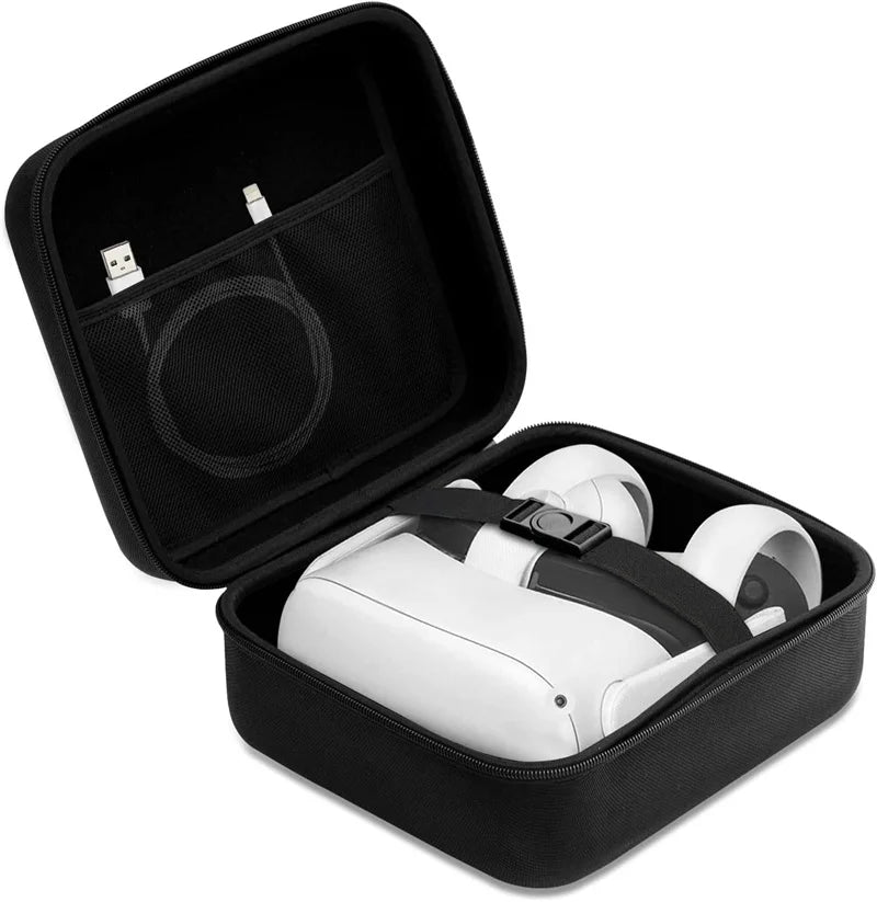 Case for Oculus Quest 2-Hard Carrying Case for Meta Quest/Quest 2/Go EVA Protective Bag for VR Gaming Headset and Controllers