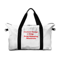 Custom Large Capacity Travel Tote Bag Portable Foldable Hand Luggage with for Away Everywhere Print Durable Anti-Theft Features