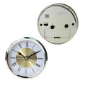 High Quality Hot Selling 89MM Clock Parts Clock Head Inserts Gold Silver Bezel Alarm for Vietnam Market