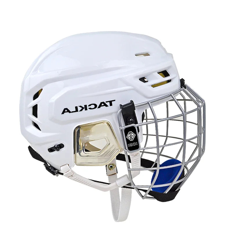 Popular Pro Player TACKLA Brand Inline Hockey Helmet High-density Polyethylene Memory Cotton Lining Complete Protective Gear for