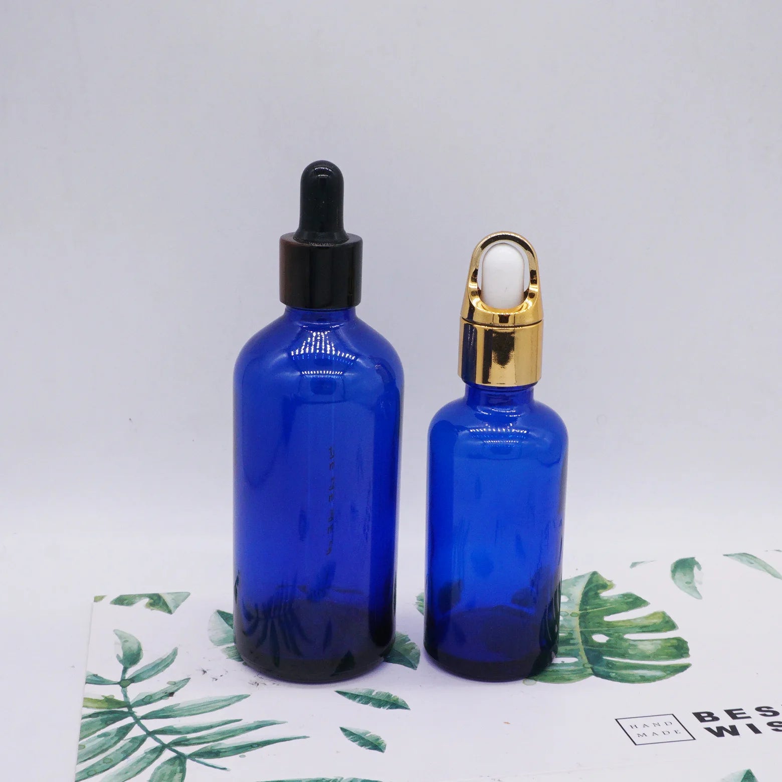 1oz Cobalt Blue 30ml Hair Serum Bottle 50ml