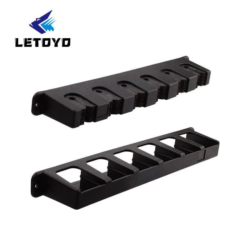 LETOYO Fishing Rod Racks Wall Mounted Bracket Storager Plastic Rack Fishing Rod Portable Stand Tackle Box Rod Holder