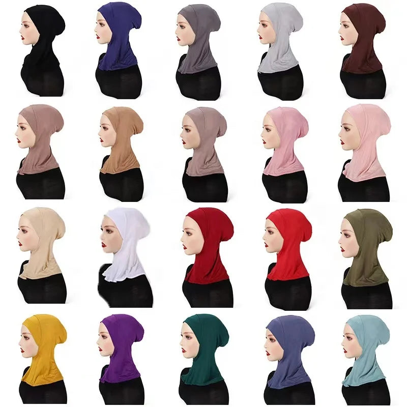 Zifeng OEM Muslim Softt Headgear Bone Bonnet Neck Cover Hijab Amira Women Islamic Ninja Ramadan Cover Prayer Middle East Hea CE