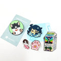Hot Sale Manufacturer Custom Logo Metal Hat Brooch Clothes Anime Pin Hat Badges Hard Soft Lapel Custom Hat Enamel Pins