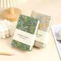 A6 Irregular Embroidered Flower Notebook Linen Cotton Handbook Account Book Student Diary Semi-blank Inner Pages Notepad