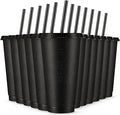 Plastic Reusable PP Stadium Cup With Straw and Lid Customized Logo Plastic Reusable Cup