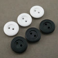 Custom 2-Hole Soft Shirt Flatback Rubber Buttons for Clothing