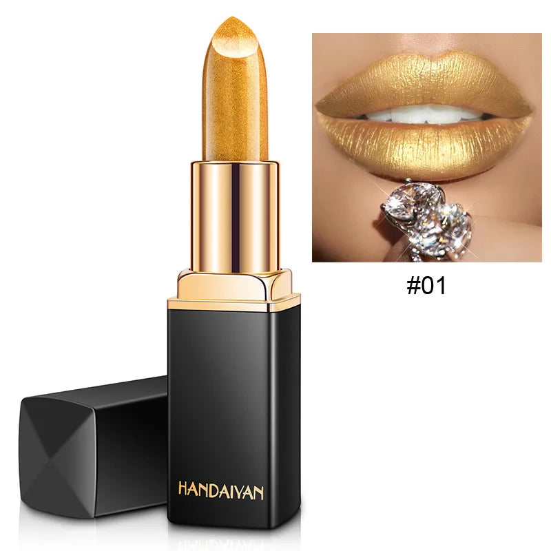 Wholesale High Quality Square Golden Lipstick Moisturizing Lip Glaze Matte Lip Stick