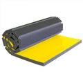 Wholesale 4cm Thick Xpe Foam Tatami Taekwondo Mats in Black and Grey for Karate Judo Kendo Training Roll Packed
