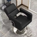 Barbershop Reclining Salon Chair for Hair Stylists Perm Hair Barber Chair Adjustable Rotary Lift Half Chaise Chair Cross Border