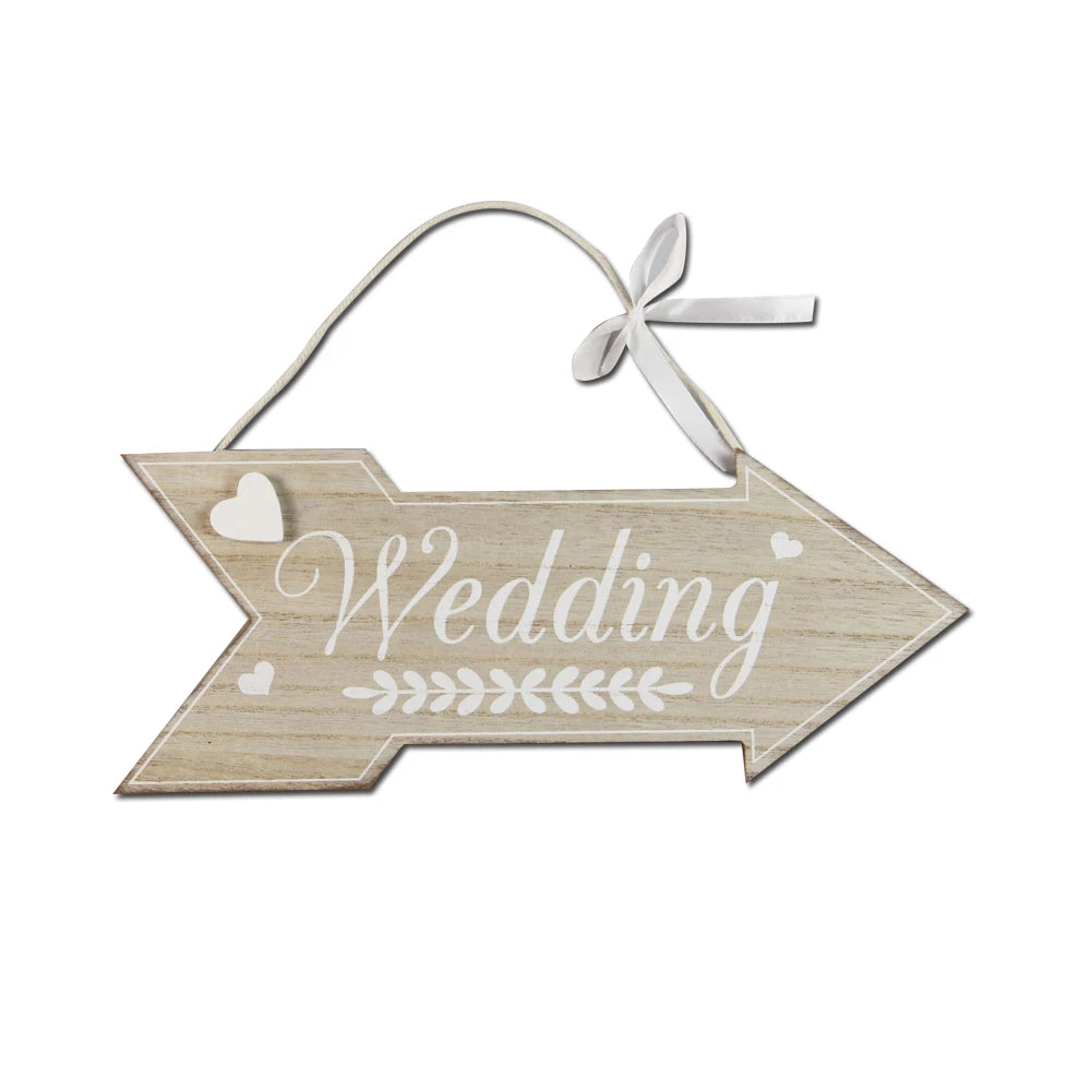 Vintage Rustic Wedding Decor Supplies Wood Wedding Directional Signs MegaBDM