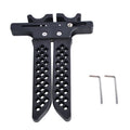 AKT-QT518B 8 Shape Bow Stand Black Reinforced Nylon Archery Holder for Recurve Compound Bow Hunting Target Shooting