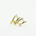 Guangzhou Liwan Plaza Nickle Free 18K Gold Plated Hook Earring Accessories for Pearl Stone DIY Women Earrings