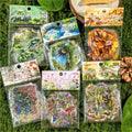 40 Sheets/pack Forest Nature Series Vintage Nature Watercolor Handbook DIY Decorative Stickers