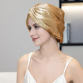 100% Mulberry Silk Solid Color Sleeping Hat Hair Care Anti-Frizz Hat With Skin-Friendly Features for Eye Health