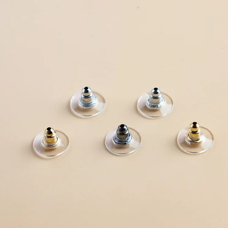 Stainless Steel Ear Backs Stopper Earnuts Stud Earring Back Supplies for DIY Jewelry Findings Making Accessories Wholesale