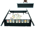 Factory Directly Supply  Rummy Game Set with Plastic Racks Portable Aluminum case for Playing Games