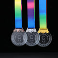 Personalized Crystal Glass Shaped Medallion Medal MH-NJ0205