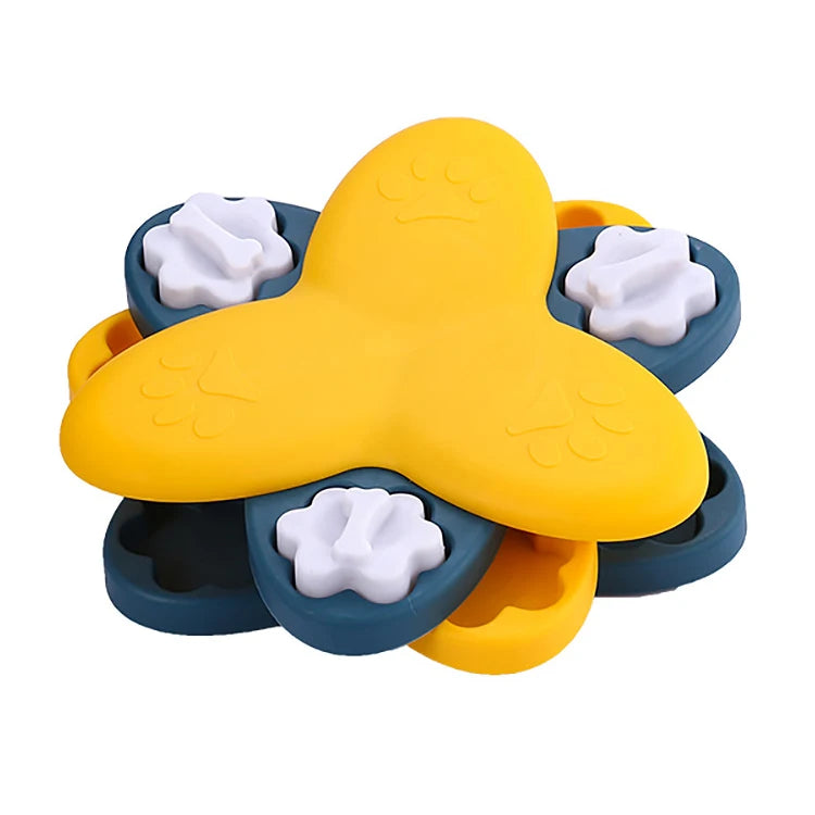New Design Spin Interactive Puzzle Game Food Dispenser Slow Feeder Dog Bowl Toys Pet Dog Iq Training Toy