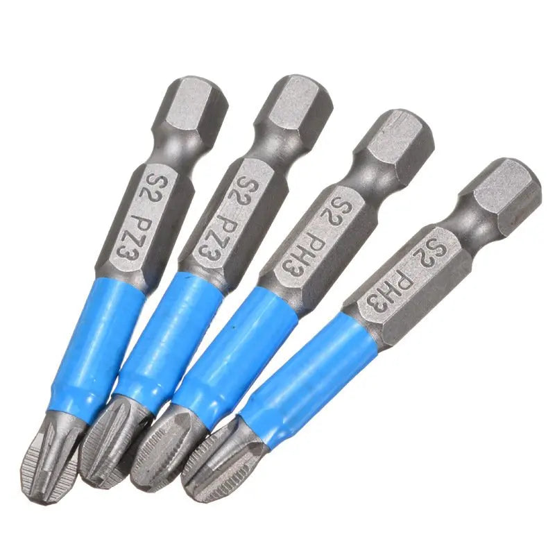 10Pcs Screwdriver Bits Set 50mm PH2 Anti-slip With Magnetic 1/4" Hex Shank Fits Hand Electric Drill Driver Hand Accessories