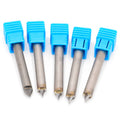30 45 60 Standard Angle V Shape Tungsten Carbide CNC Router Engraving Bits Set OEM JEEFOO DT Model Precision Marble Stone Tools