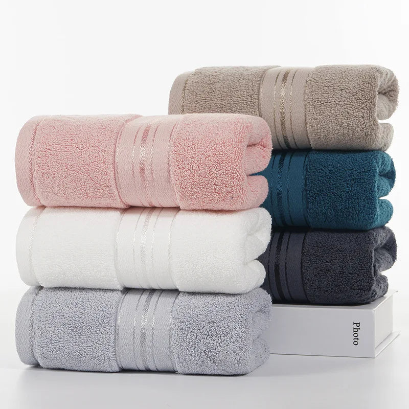 Wholesale Custom 100% Cotton Luxury Gift Set Premium Quality Soft Dobby Multicolor Bath Towel Quick-Dry and Lint-Free