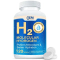 OEM ODM Fast Dissolving High Concentration Anti-aging H2 Molecular Hydrogen Tablets Support Brain Health Enhancing Vitality