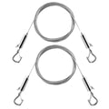Adjustable Heavy-Duty Stainless Steel Wire Rope Picture Hanging Wire Upgrade Mirror Frame Hanging Kit with Strong Hooks