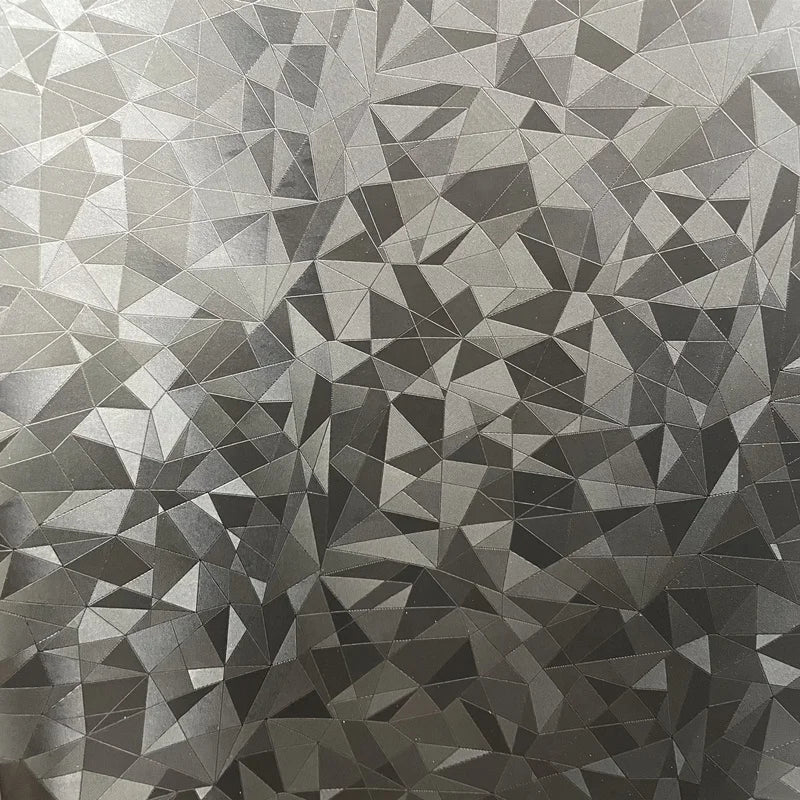 Wholesale Geometric PU Fabrics Iridescent Printed Faux Leather Sheets for Furniture Decorative Chair Craft Bag Garment