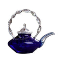 Glass Tea Pot With Handle 700ml High Borosilicate Luxury Heat Resistant Multi-color Advanced Drinking Tea Coffee
